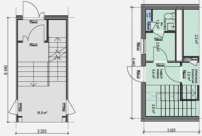 Лестничные клетки и тамбуры